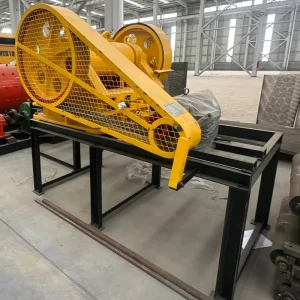 Jaw Crusher Heavy Duty Industrial Rock Breaker Equipment High Manganese Steel Jaw Plate Wear Resistant for Mining Ore Processing