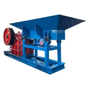 Jaw Crusher Machine With Vibrating Feeder for Gold Ore Hard Rock Primary Mining Crushing