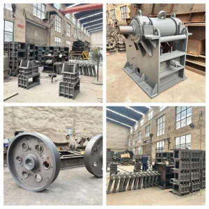 Jaw Crusher Parts Wear Resistant Spare Components for Jaw Crusher Mining Crushing Equipment Maintenance