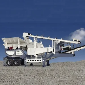 Jaw Crusher Portable Mobile Crushing Plant Vibrating Feeder AC Motor High Efficiency 30-500t/h Capacity Construction Use