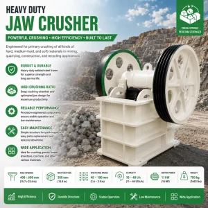 Jaw Crusher Stone Crushing Equipment Rock Jaw Crusher Machine for Quarry Mining Crushing Aggregate