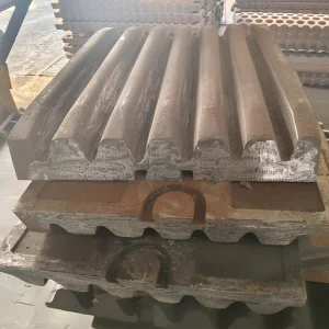 Jaw Tooth Plate High Manganese Steel Forging Mining Jaw Crusher Wear Spare Parts Quarry Golden Casting High Quality Standard