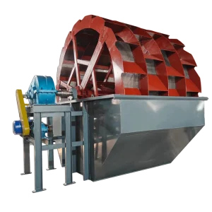 Jianlong Small Mineral Washing Equipment Double row Wheel Bucket Sand Washing Machine 40 60 Tph AC Motor for Mini Sand Washing