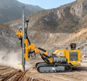 KG550 115 254 mm Durable Separated Blast Hole Drill Rig Pneumatic Split Type Drilling Machine for Quarry
