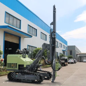 KL712 Down-the-Hole Drill Rig 30m Drilling 4.5-23m/min Air Consumption Crawler Type Diesel Engine Gearbox Pump Motor Bearing