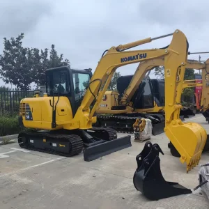 KOMATSU PC56 5Ton Crawler Hydraulic Low Hours Good Condition Used Excavator in Stock for Sale