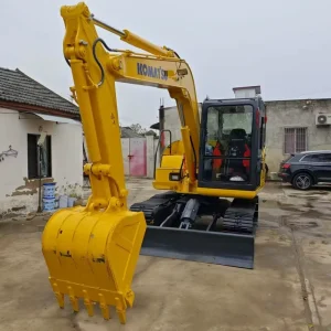 KOMATSU PC60 6Ton Crawler Hydraulic Stable Performance Used Excavator for Construction