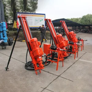 KQD120 Small Portable Mining DTH Rock Drill Rig 30m Depth Electric Diamond Core Drill for Mining Exploration Blast Holes