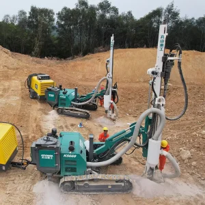 KS669 Hydraulic Crawler DTH Drilling Rig Efficient Blasting and Mining Drill Machine for Construction and Quarry