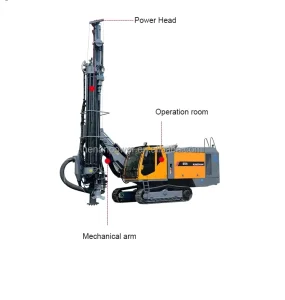 KT25 Quarry Mining Equipment Integrated Surface DTH Drilling Rig for Blasting