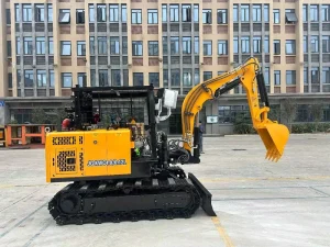 KWC4.0 4Ton Crawler Mining Excavator with 350° Boom Rotation Compact Digger for Underground Tunnel Work