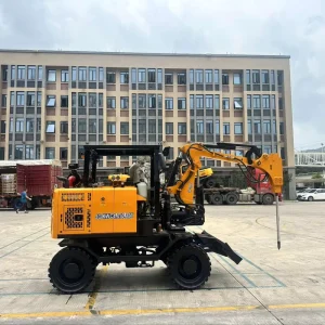 KWC4.0 4Ton Wheeled Mining Breaker with 360° Boom Rotation Hydraulic Rock Hammer Digger for Underground Tunnel