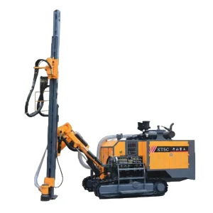 Kaishan KT5C Integrated Open pit Mining Drill Rig 162kW Engine 12 15bar Built in Compressor Crawler Type Drilling