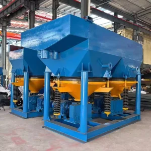 Kanjue Alluvial Gold Diamond Coal Gravity Separator Double Chamber Jigging Machine with Motor Customizable Capacity 1-25TPH