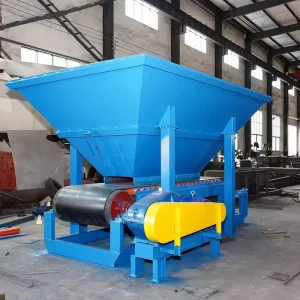 Kanjue Corrugated Sidewall Automatic Engine Feeder Conveyor Wide Belt Guide Chute Large Mine Limestone Mineral Separator Feeding