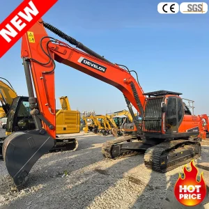 Korea Origin Used Dx225Lca 22 Ton Excavator 98% New Road Mining Earthmoving Foundation Construction Crawler Diesel