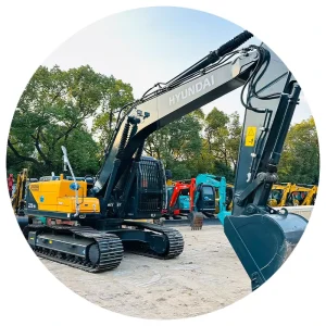 Korea Origin Used Hyundai R220Lc 9S 22 Ton Crawler Excavator Road Mining Earthmoving Diesel Hydraulic 98% New Ready to Ship
