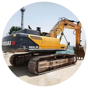 Korea Origin Used Hyundai R485Lv5 48 Ton Heavy Duty Crawler Excavator Large Scale Mining Heavy Earthmoving Diesel Hydraulic