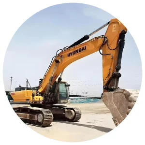 Korea Origin Used Hyundai R485Lv5 48 Ton Heavy Duty Excavator 98% Large Scale Mining Heavy Earthmoving Infrastructure Hydraulic