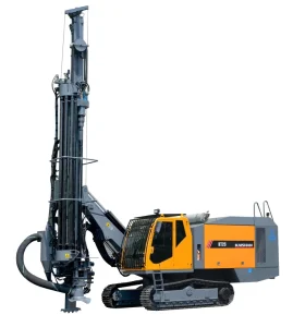 Kt25 Mining Deep Blast Hole with Air Compressor Integrated Drill Rig for Open pit Mining