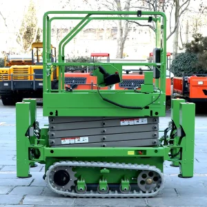 LEAD LD-0610TL Electric Cast Steel 10m Portable Tracked Self propelled Scissor Lift for Workshop