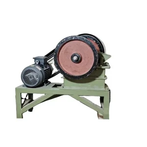 Lab Small Mini 1.5kw Single Toggle Electric Motor Dual Flywheels Sample Prep Jaw Crusher for Geology Mining