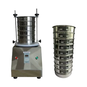 Laboratory Circular Vibrating Screen Soils Particle Analysis Equipment Stainless Steel 304 Motor High Precision 380V/220V
