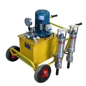 Land Carrier 10-15s Hydraulic Rock Splitter for Open Pit Mining Underground Tunnel Boring Rock Splitter Equipment