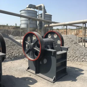 Large Caliber High Manganese Steel Plate Jaw Crusher with AC Motor Suitable for Rocks Iron Ore and Coal Gangue