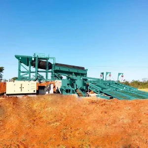 Large Capacity Complete 100 200 Tons Hour Gold and Diamond Washing Plant