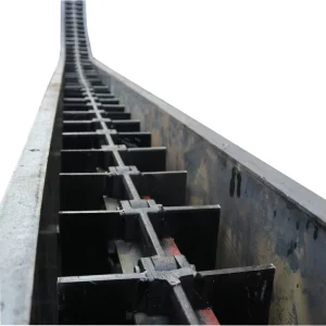 Large Capacity MS Used Gravity Drag Chain Conveyor For Cement New Condition Gravity Conveyor