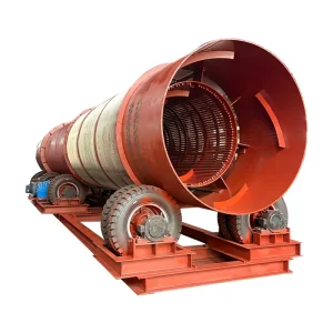 Large Capacity Mineral Rotary Washer Clay Washing Equipment for Tin Lithium Ore Beneficiation