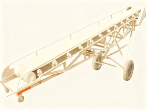Large Capacity Mining Belt Conveyor Sand Aggregate PU Belt Conveyor System