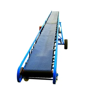 Large Capacity Stone And Coal Feeding Belt Conveyor