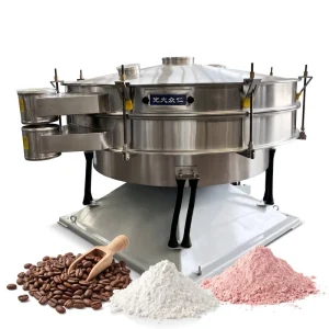 Large Capacity Tumbler Sifting Machine Industrial Rotary Screening Equipment for Chemical Powders
