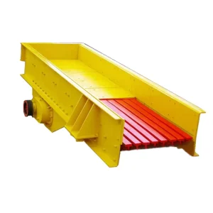 Large Capacity Used GZ Electromagnetic Small Rotary Vibrating Grizzly Feeder with Motor 30-600t/h for Sand