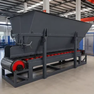 Large Capacity Wear Resistant Hopper Belt Feeder for Silo Discharging and Material Conveying