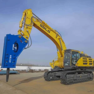 Large Crawler Excavator Durable Mining and Construction Hydraulic Excavator with Breaking Hammer
