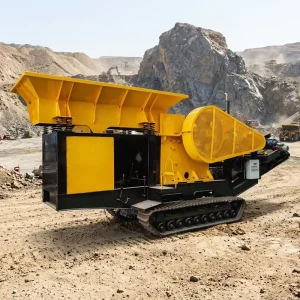 Large Crawler Jaw Crusher Zero Transport Cost On-site Relocation Diesel Electric Hard Rock Crushing Plant Stone Crusher