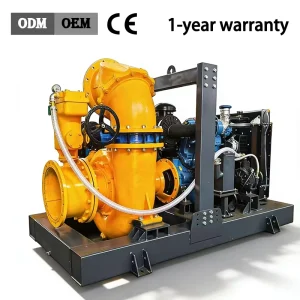 Large Displacement Cast Iron Diesel High Pressure Sewage Suction Pump Mine Drainage Centrifugal Water Pump