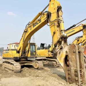 Large Hydraulic Digger Excavator Machinery SDLG E6500F Mining Crawler Excavators 50 Ton Used Excavator