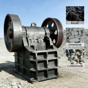 Large Medium Small Scale Mining Equipment Stone Crushing Jaw Crushers High Efficiency High Manganese Steel Max 3-180t/h