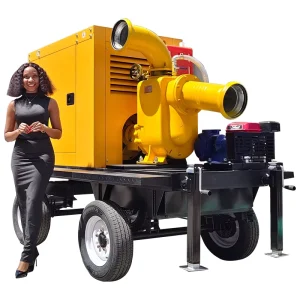 Large Mobile Water Pump Truck 800 1000 Cubic Meters Diesel Water Pump Drainage Mine Water Extraction Gold Mine Special