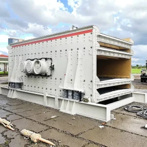 Large Output Sand and Gravel Aggregate Screening Equipment Three Axis Horizontal Circular Vibrating Screen with Bearing