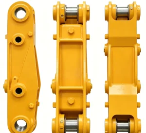 Large Scale Heavy Duty Excavator Linkage Arm Custom Oversized Construction Machinery Parts