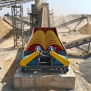 Large-scale Double Spiral Sand Washing Machines for Sand Washing and Demediuming in Sand Quarries and Ore Washing Plants