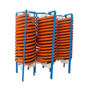 Laterite Spiral Sluice for Gold and Chromium Ore Panning and Gravity Chromium Ore Separation