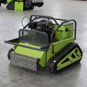 Lead Industrial Rc Lawn Mower Tractor for Weed Removal Crawler Cutting 1500mm Max Height