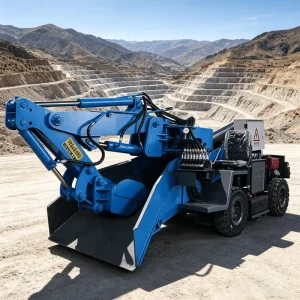 Light Duty Compact Mucking Rock Equipment for Mountain Small Mining Site Wheel Mucking Loader Portable