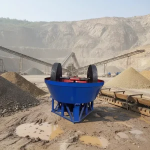 Lightweight 600TypeH Gold Mining Equipment Gold Grinding Equipment Wet Pan Grinding Mill